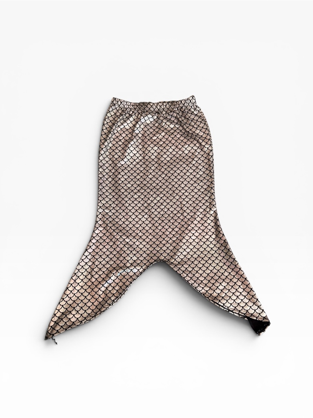 Girls Metallic Rose Gold Mermaid Skirt Bottoms